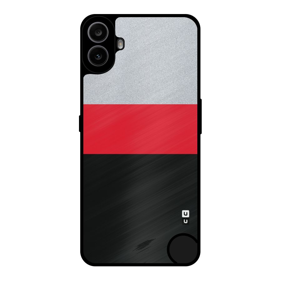 Cool Melange Stripe Metal Back Case for Nothing CMF Phone 1