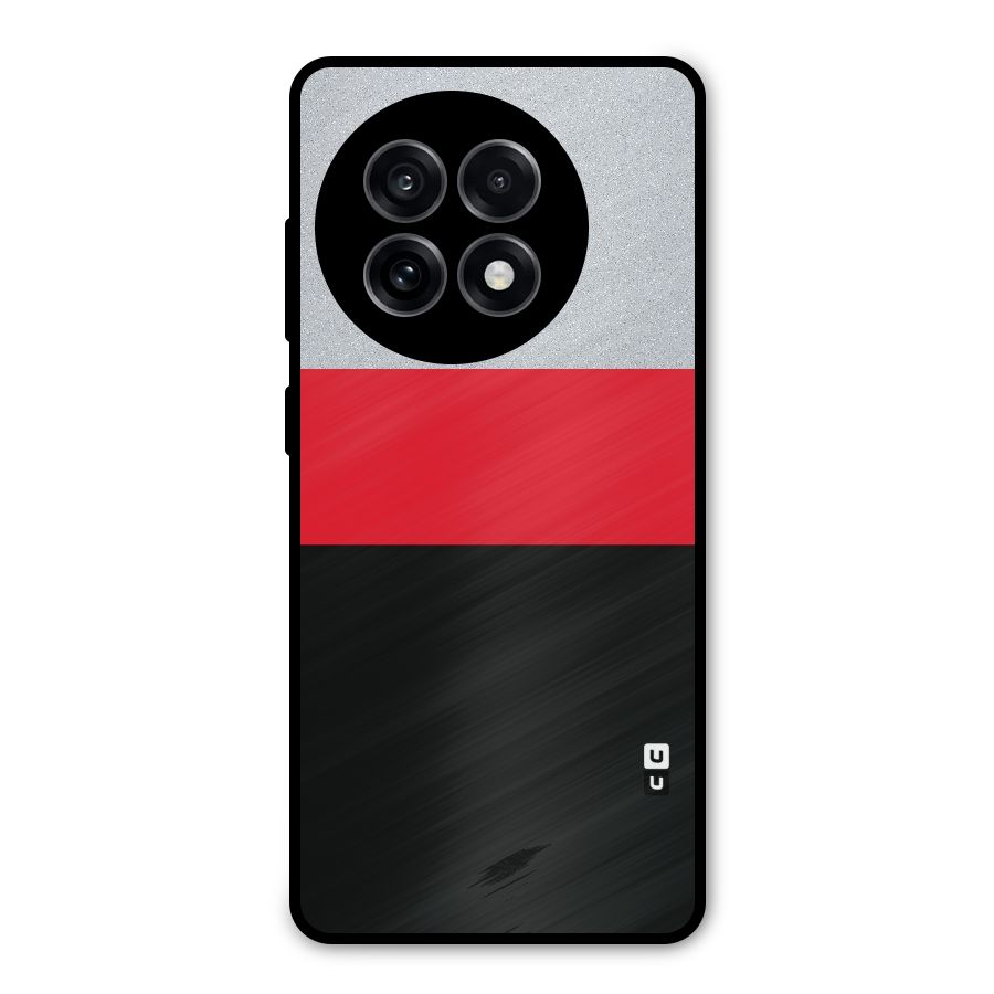 Cool Melange Stripe Metal Back Case for OnePlus 13R
