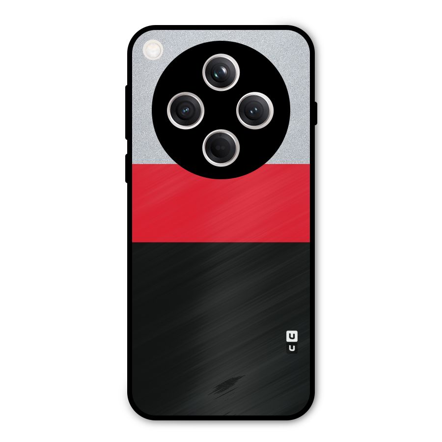 Cool Melange Stripe Metal Back Case for Oppo Find X8