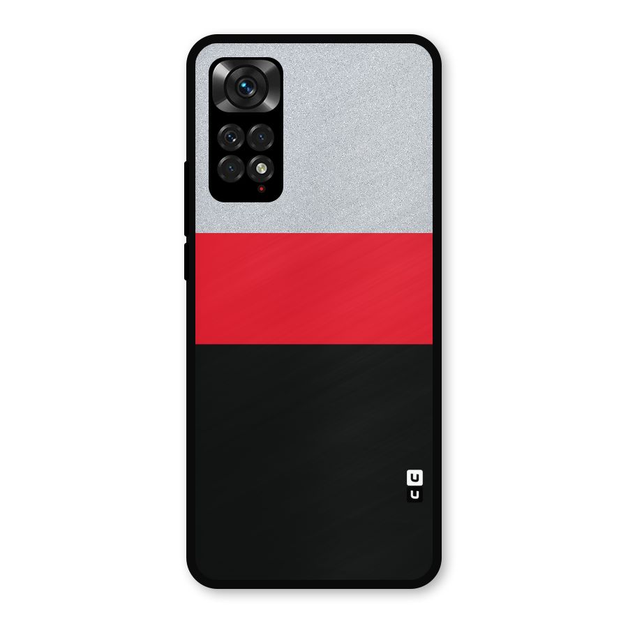 Cool Melange Stripe Metal Back Case for Redmi Note 11s