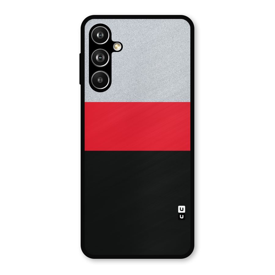 Cool Melange Stripe Metal Back Case for Samsung Galaxy M54