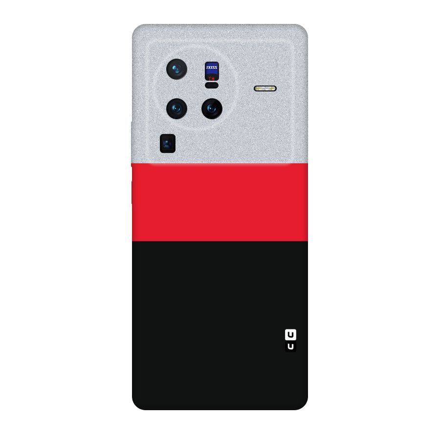 Cool Melange Stripe Original Polycarbonate Back Case for Vivo X80