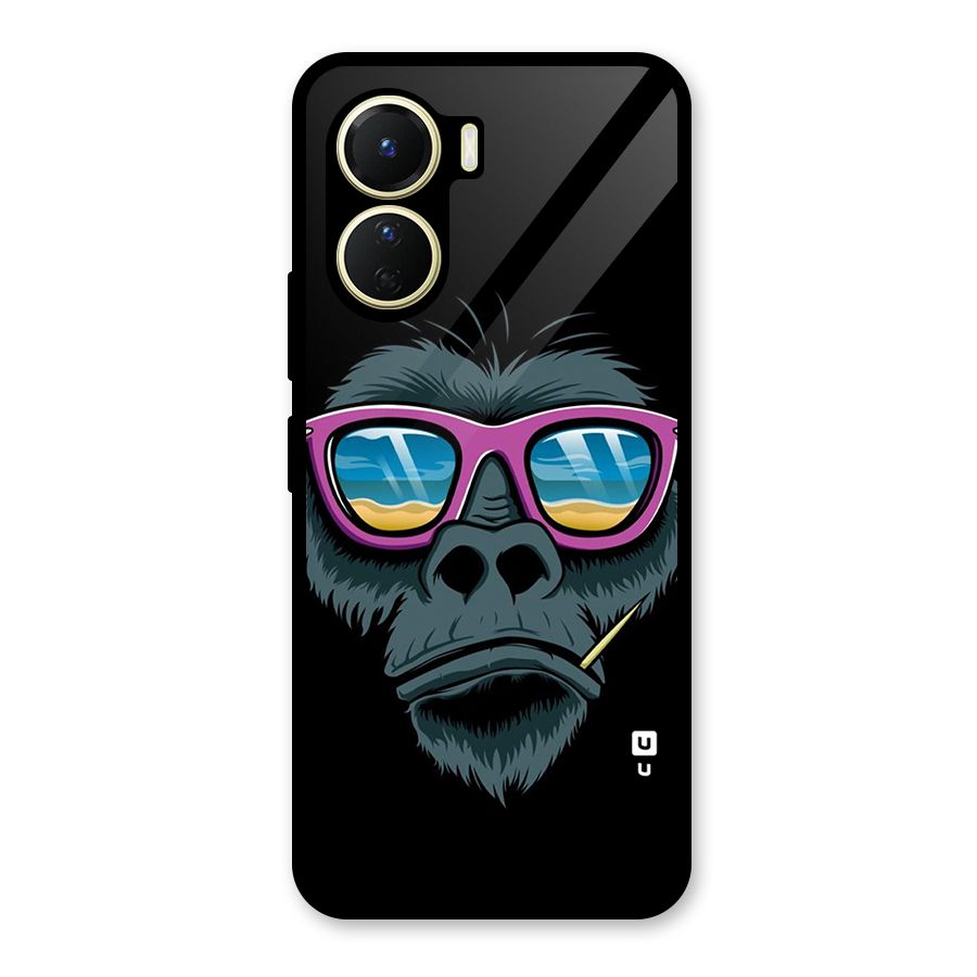 Cool Monkey Beach Sunglasses Glass Back Case for Vivo Y56