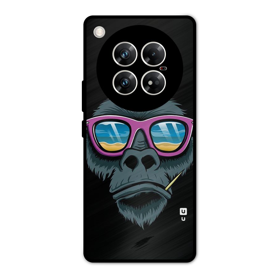 Cool Monkey Beach Sunglasses Metal Back Case for Infinix Zero 40 5G