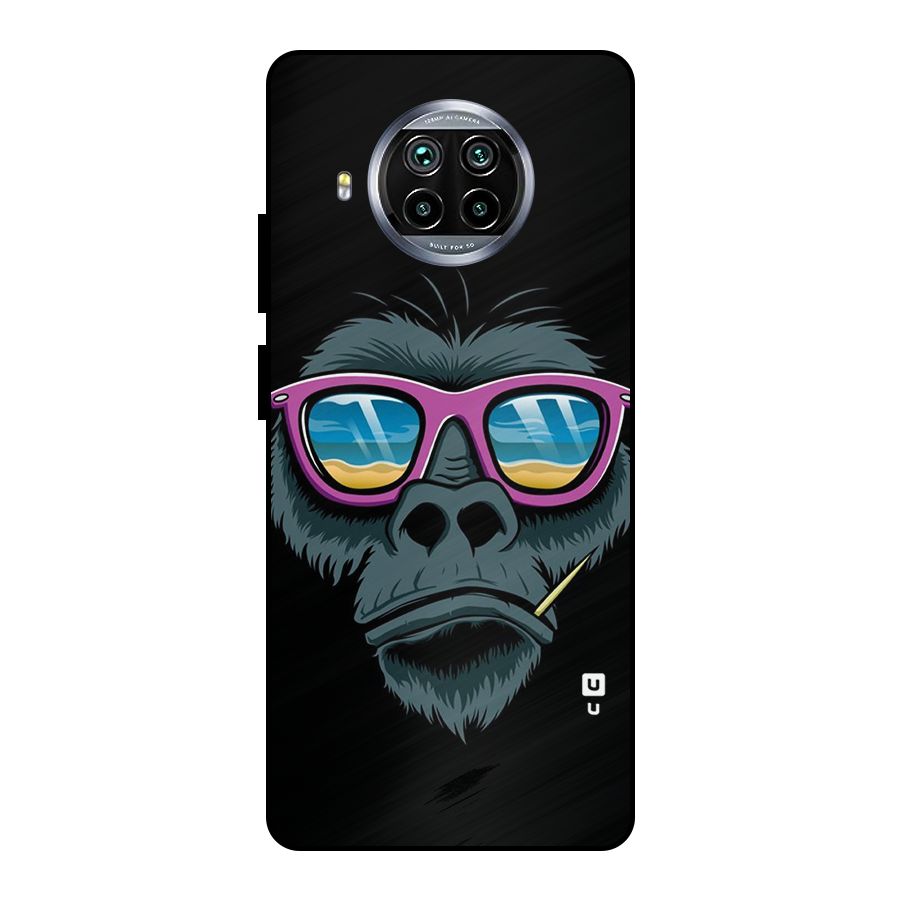 Cool Monkey Beach Sunglasses Metal Back Case for Mi 10i