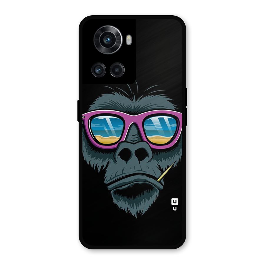 Cool Monkey Beach Sunglasses Metal Back Case for OnePlus 10R