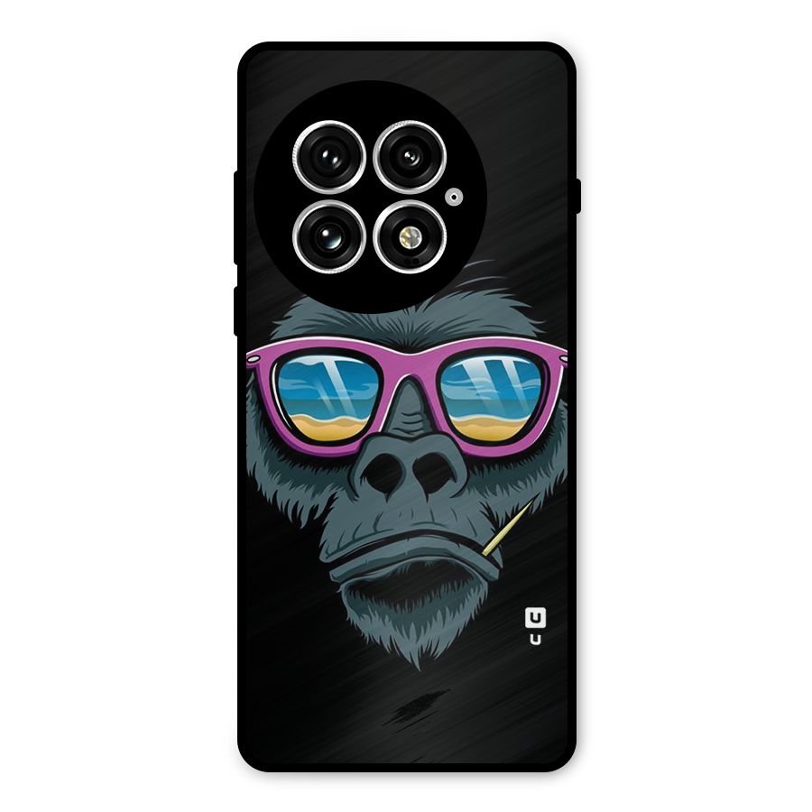 Cool Monkey Beach Sunglasses Metal Back Case for OnePlus 13