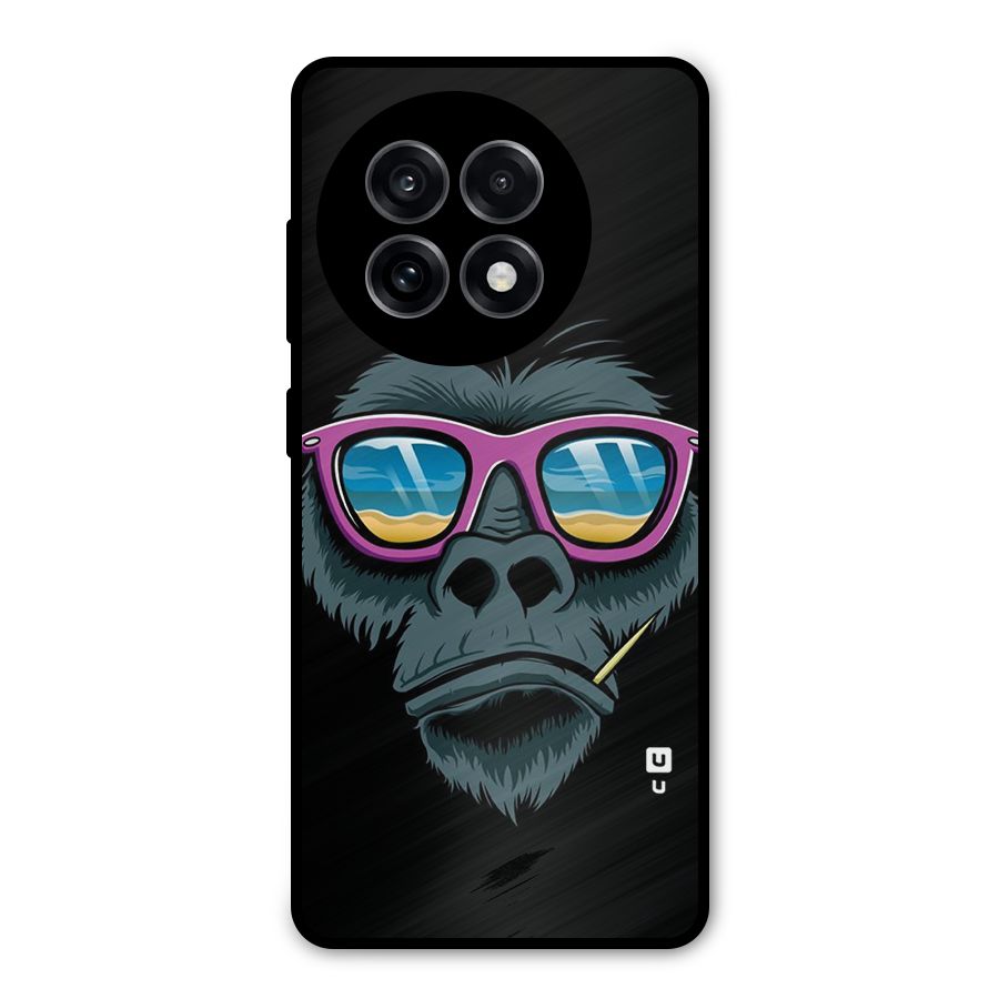 Cool Monkey Beach Sunglasses Metal Back Case for OnePlus 13R