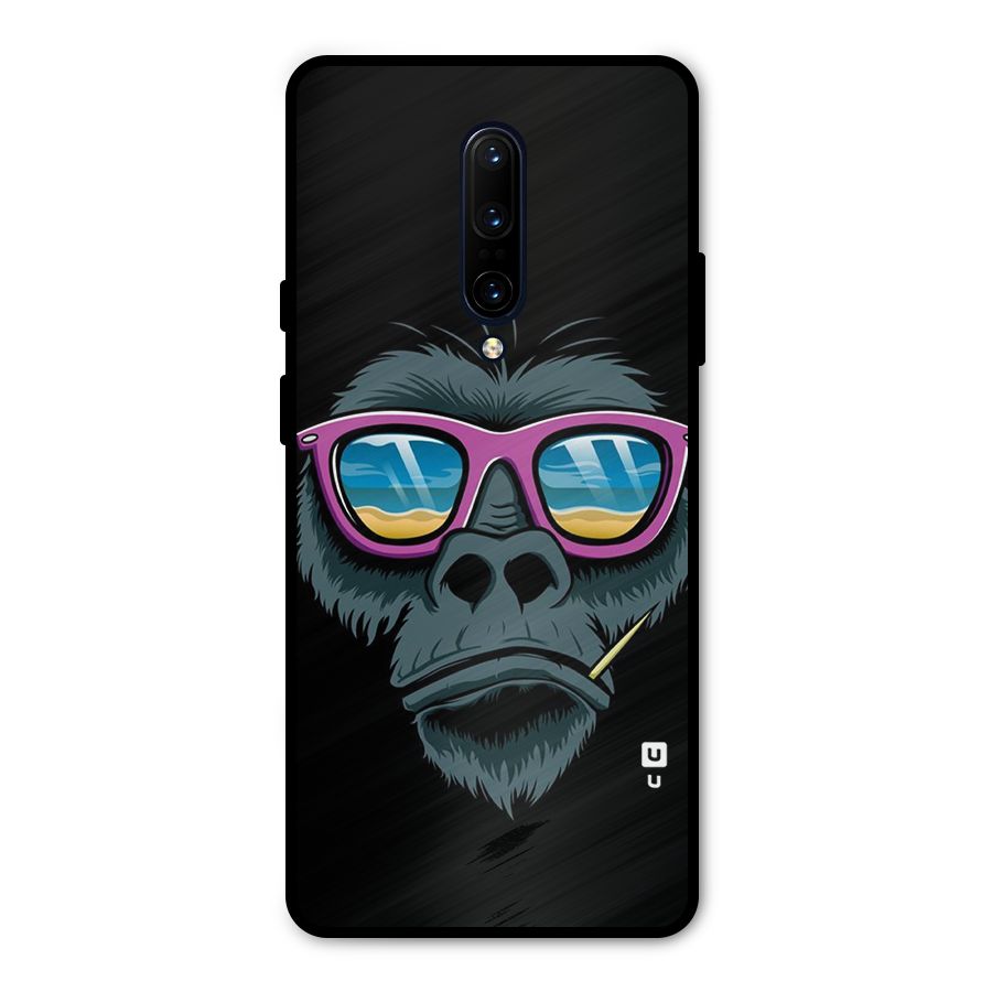 Cool Monkey Beach Sunglasses Metal Back Case for OnePlus 7 Pro