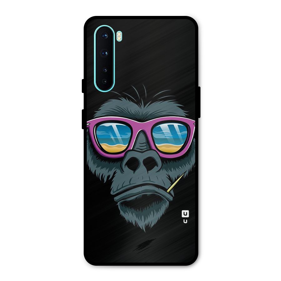 Cool Monkey Beach Sunglasses Metal Back Case for OnePlus Nord