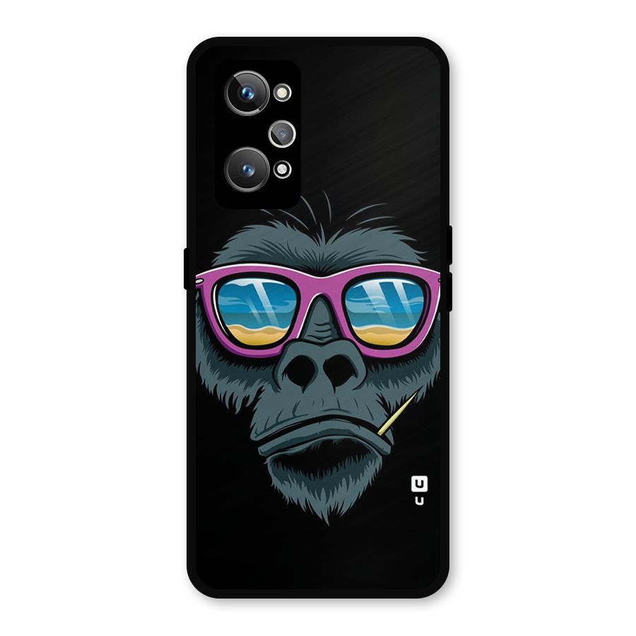 Cool Monkey Beach Sunglasses Metal Back Case for Realme GT Neo2