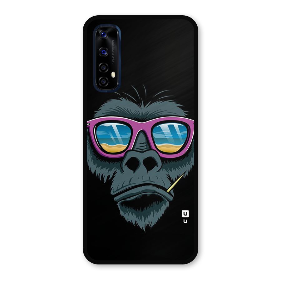 Cool Monkey Beach Sunglasses Metal Back Case for Realme Narzo 20 Pro