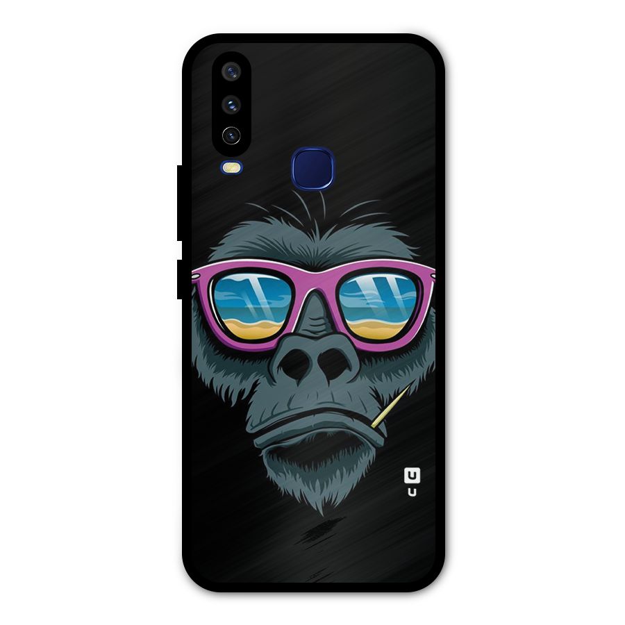 Cool Monkey Beach Sunglasses Metal Back Case for Vivo V17