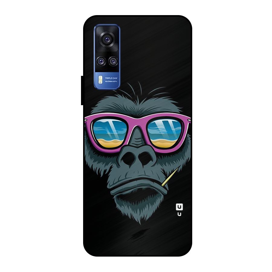 Cool Monkey Beach Sunglasses Metal Back Case for Vivo Y51