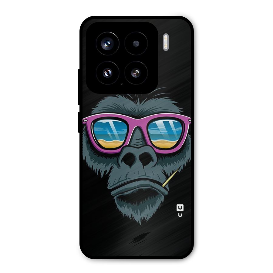 Cool Monkey Beach Sunglasses Metal Back Case for Xiaomi 15