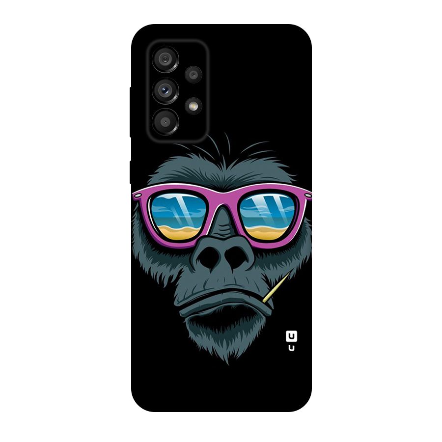 Cool Monkey Beach Sunglasses Original Polycarbonate Back Case for Galaxy A73 5G