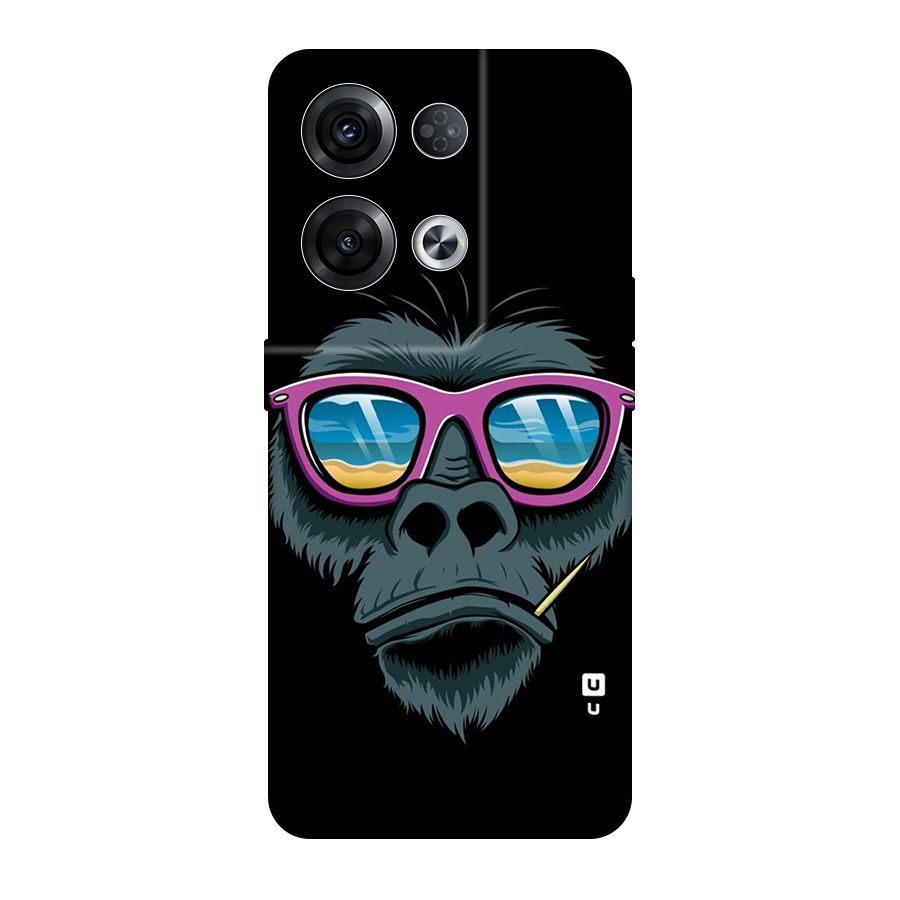 Cool Monkey Beach Sunglasses Original Polycarbonate Back Case for Oppo Reno8 Pro 5G