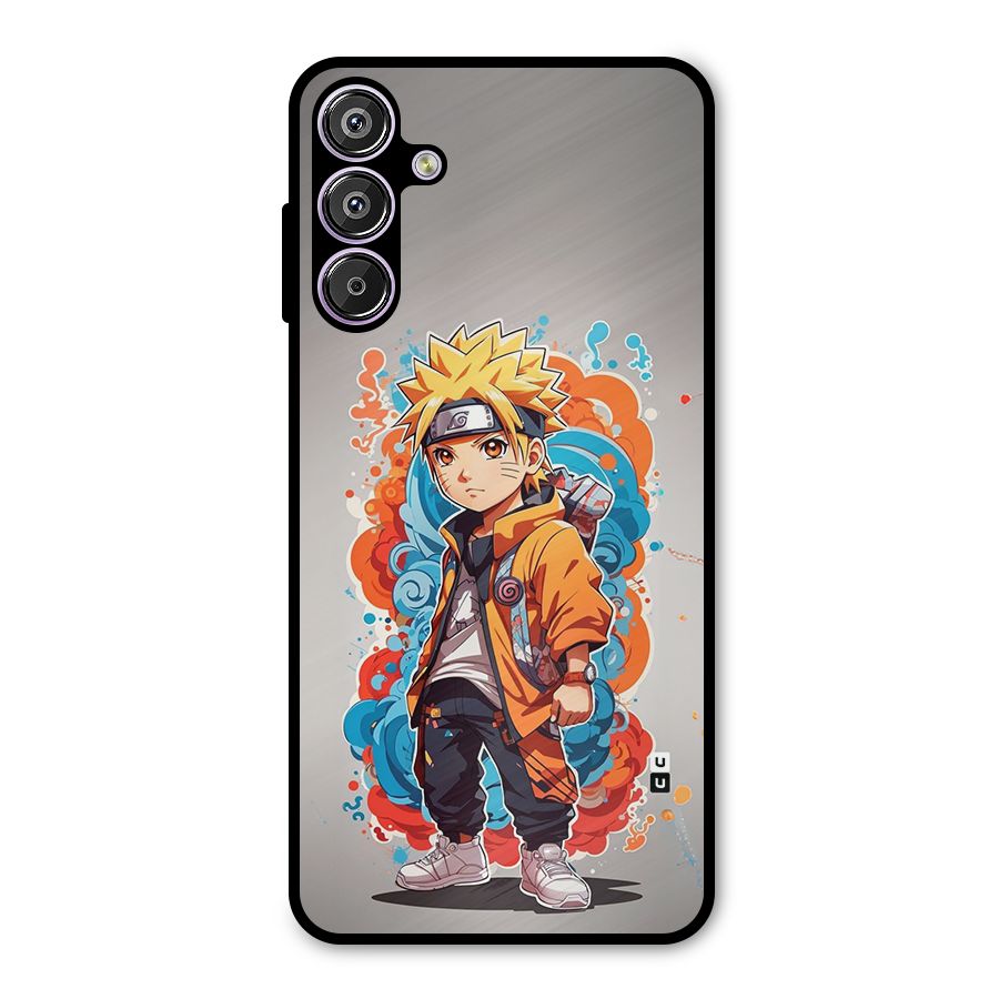 Cool Naruto Uzumaki Metal Back Case for Galaxy M15