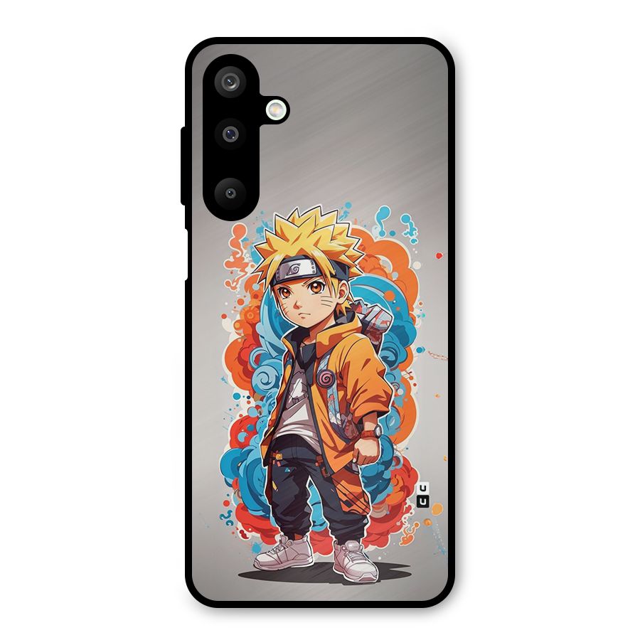 Cool Naruto Uzumaki Metal Back Case for Galaxy M16