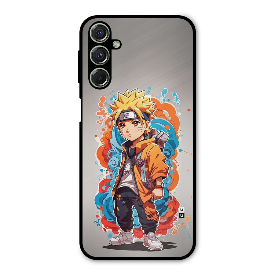 Cool Naruto Uzumaki Metal Back Case for Galaxy M34