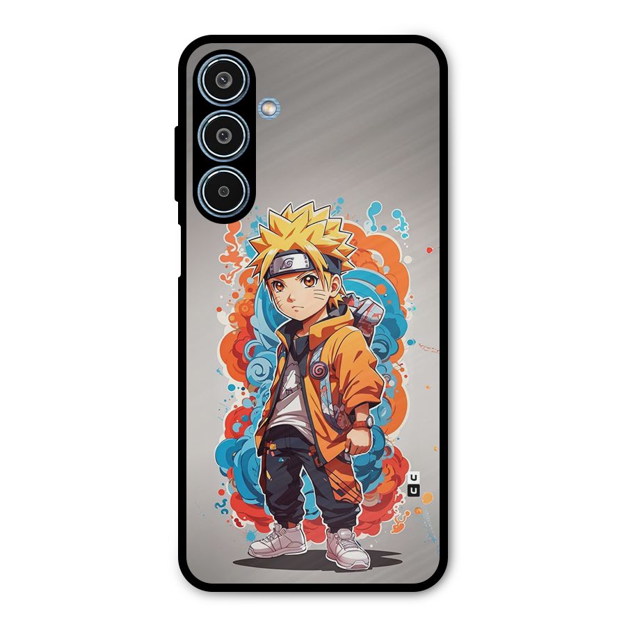 Cool Naruto Uzumaki Metal Back Case for Galaxy M35