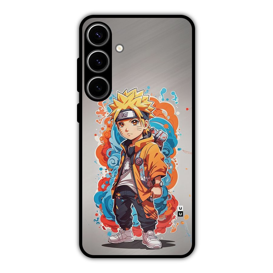 Cool Naruto Uzumaki Metal Back Case for Galaxy S24 Plus