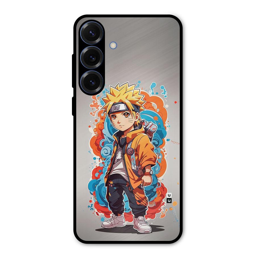 Cool Naruto Uzumaki Metal Back Case for Galaxy S25 Plus
