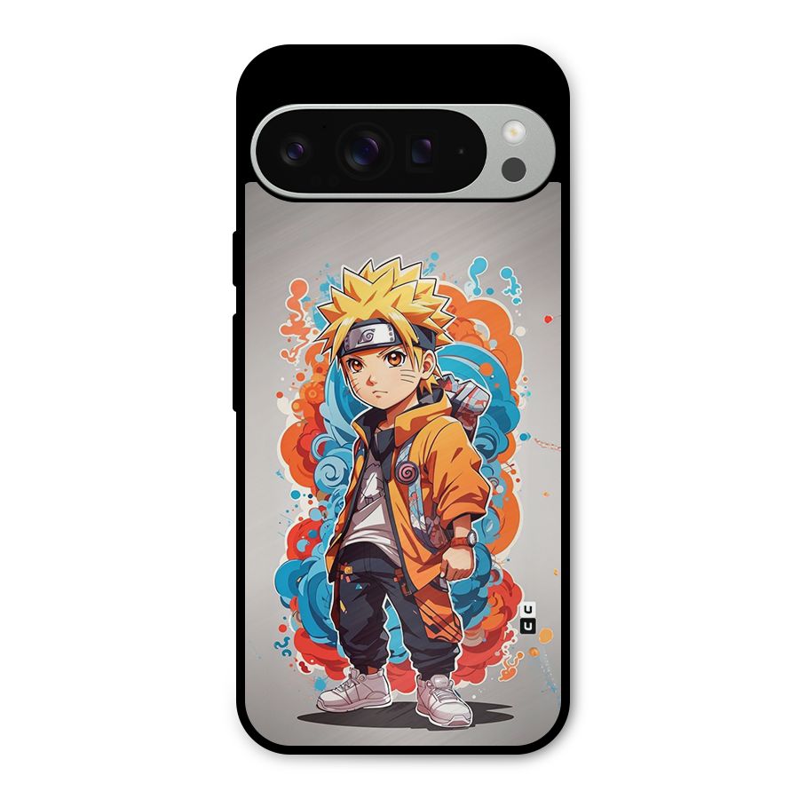 Cool Naruto Uzumaki Metal Back Case for Google Pixel 9 Pro XL