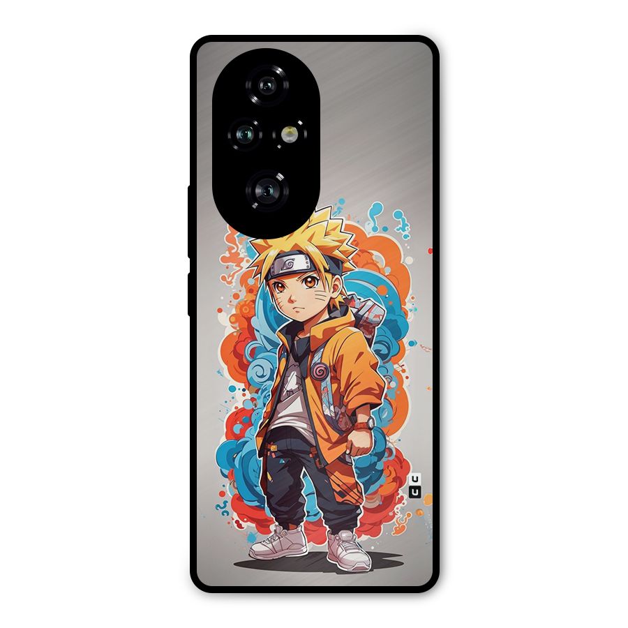 Cool Naruto Uzumaki Metal Back Case for Honor 200 Pro
