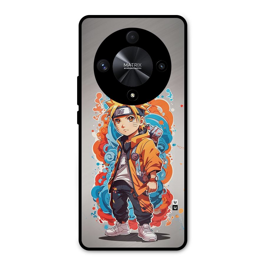 Cool Naruto Uzumaki Metal Back Case for Honor X9b