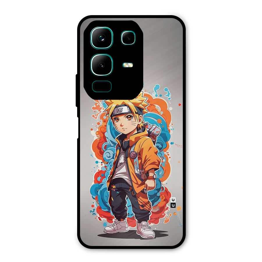 Cool Naruto Uzumaki Metal Back Case for Infinix Note 50x