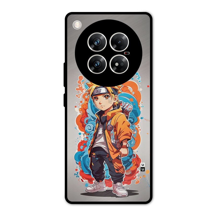 Cool Naruto Uzumaki Metal Back Case for Infinix Zero 40 5G