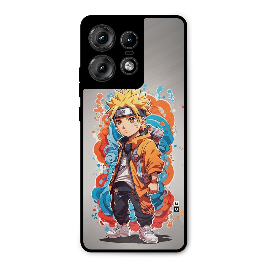 Cool Naruto Uzumaki Metal Back Case for Motorola Edge 50 Pro