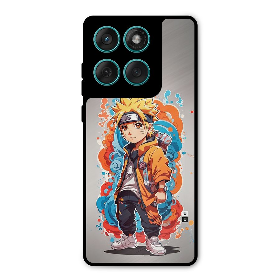 Cool Naruto Uzumaki Metal Back Case for Motorola Edge 60 Fusion