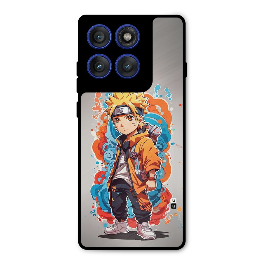 Cool Naruto Uzumaki Metal Back Case for Motorola Edge 60 Pro