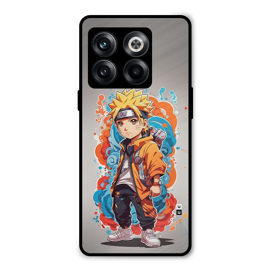 Cool Naruto Uzumaki Metal Back Case for OnePlus 10T