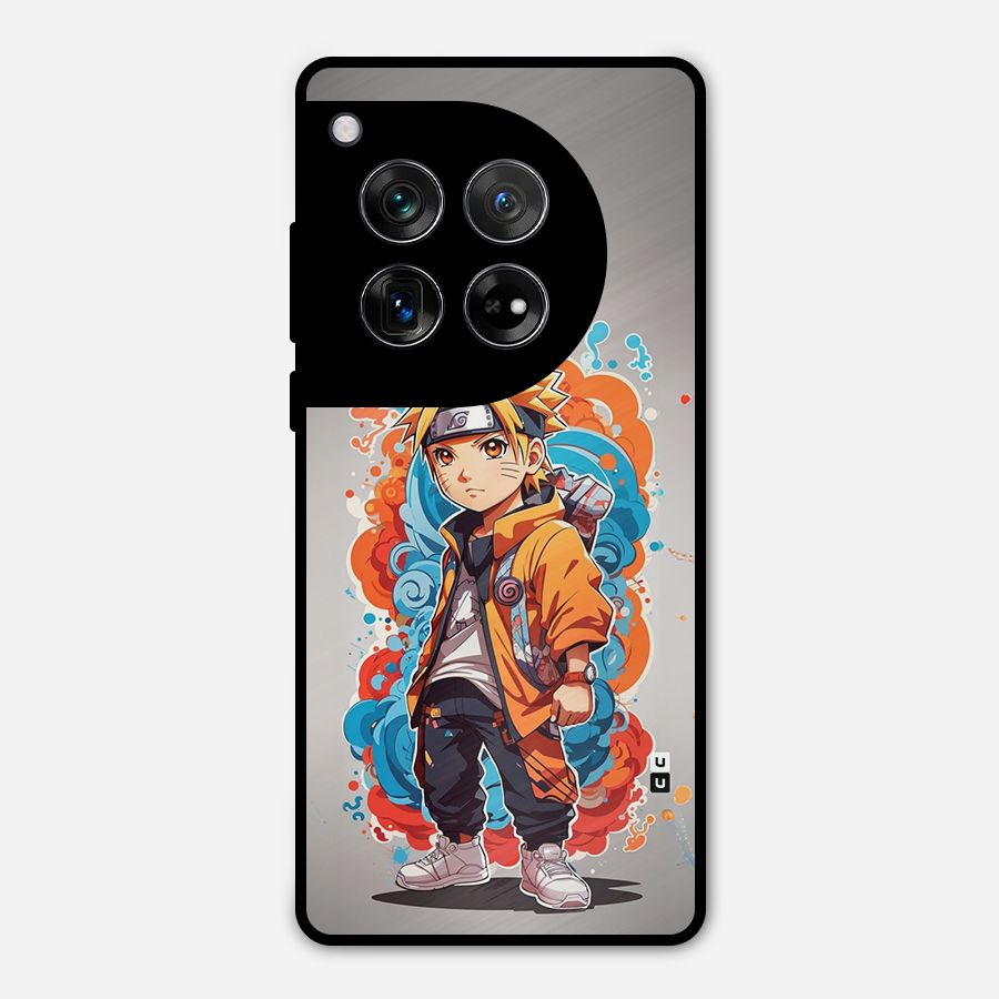 Cool Naruto Uzumaki Metal Back Case for OnePlus 12