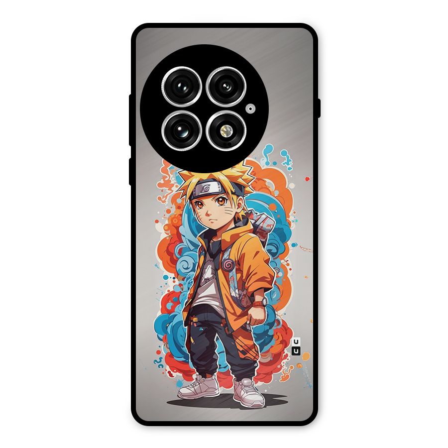 Cool Naruto Uzumaki Metal Back Case for OnePlus 13