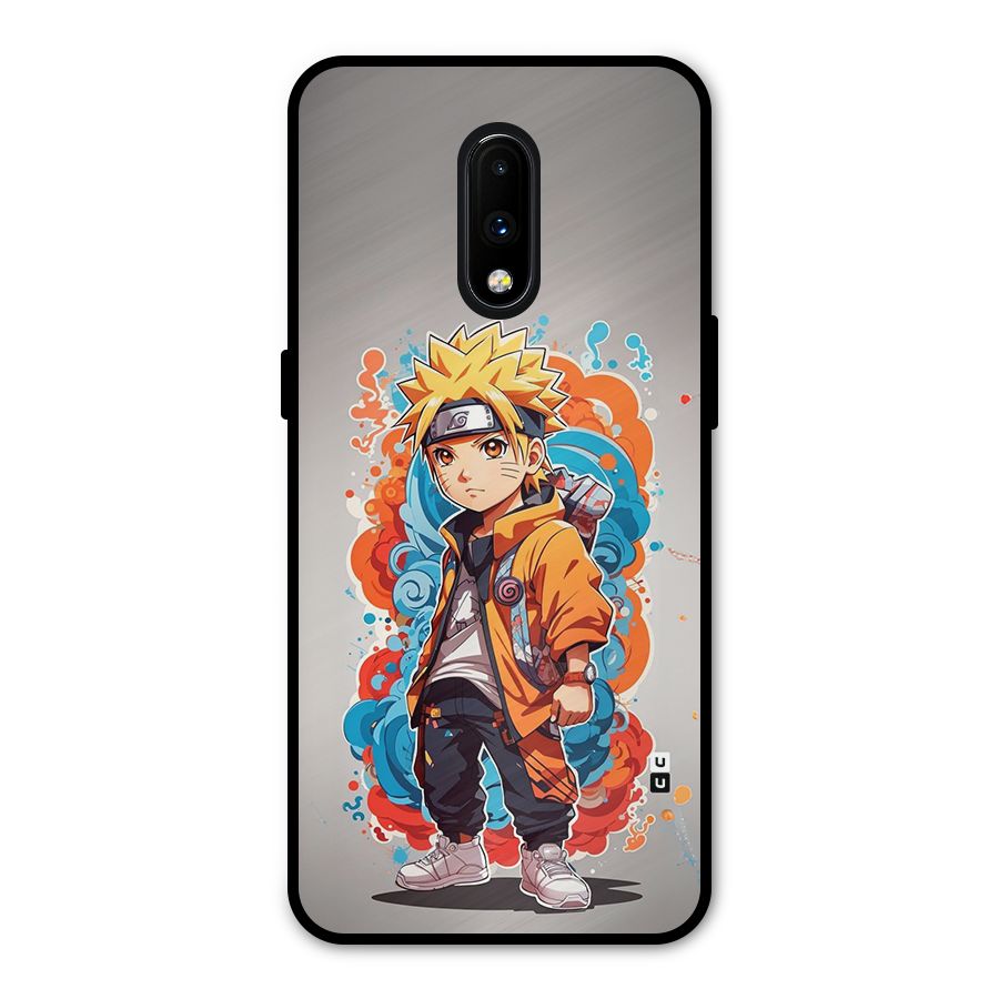 Cool Naruto Uzumaki Metal Back Case for OnePlus 7