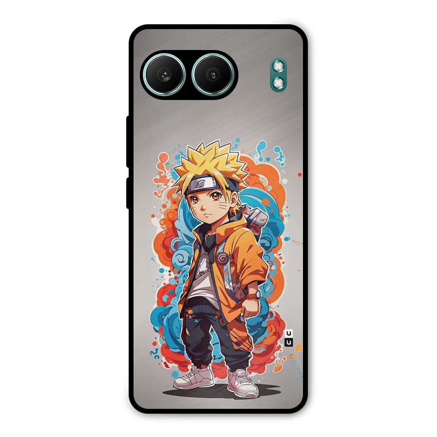 Cool Naruto Uzumaki Metal Back Case for OnePlus Nord 4