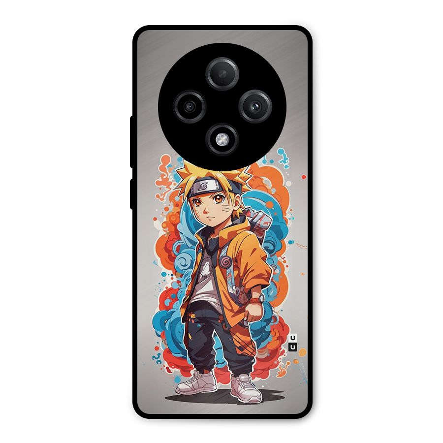 Cool Naruto Uzumaki Metal Back Case for Oppo F27 Pro Plus