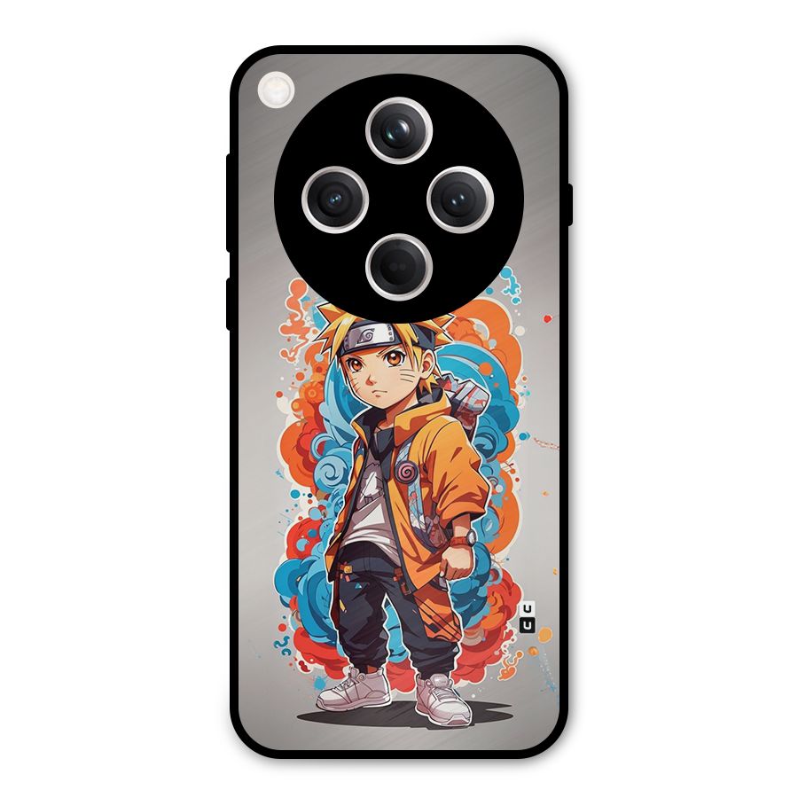 Cool Naruto Uzumaki Metal Back Case for Oppo Find X8