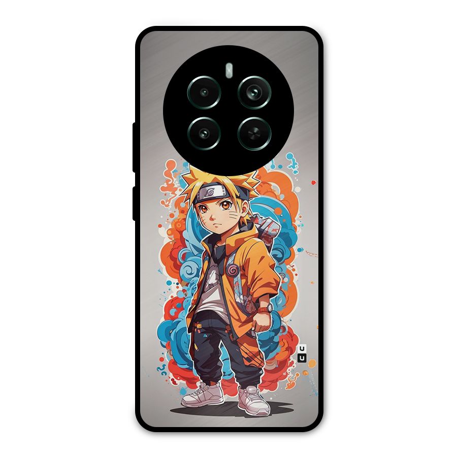 Cool Naruto Uzumaki Metal Back Case for Realme 12 Pro Plus