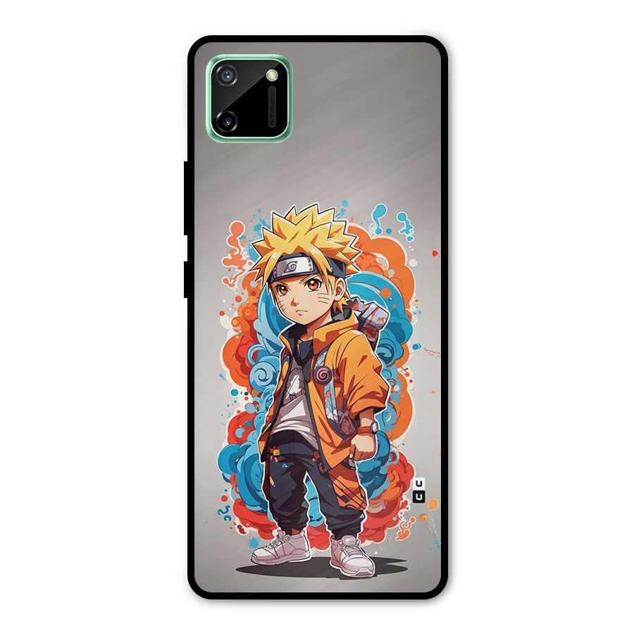 Cool Naruto Uzumaki Metal Back Case for Realme C11