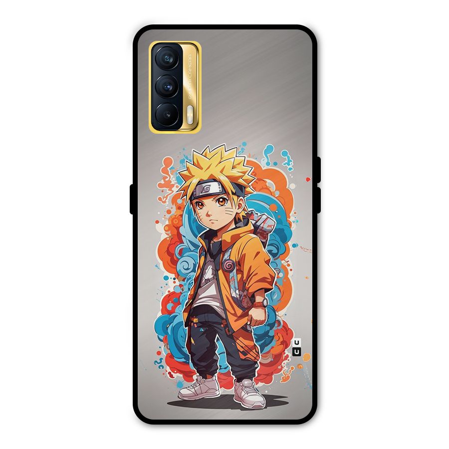 Cool Naruto Uzumaki Metal Back Case for Realme X7