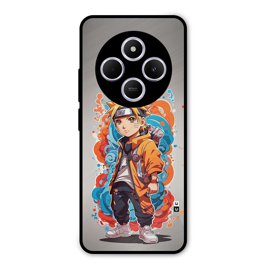 Cool Naruto Uzumaki Metal Back Case for Redmi 14C