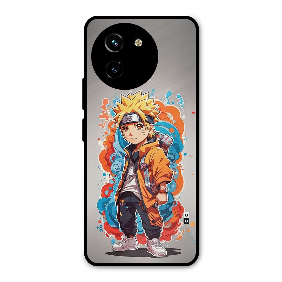 Cool Naruto Uzumaki Metal Back Case for Vivo T3x