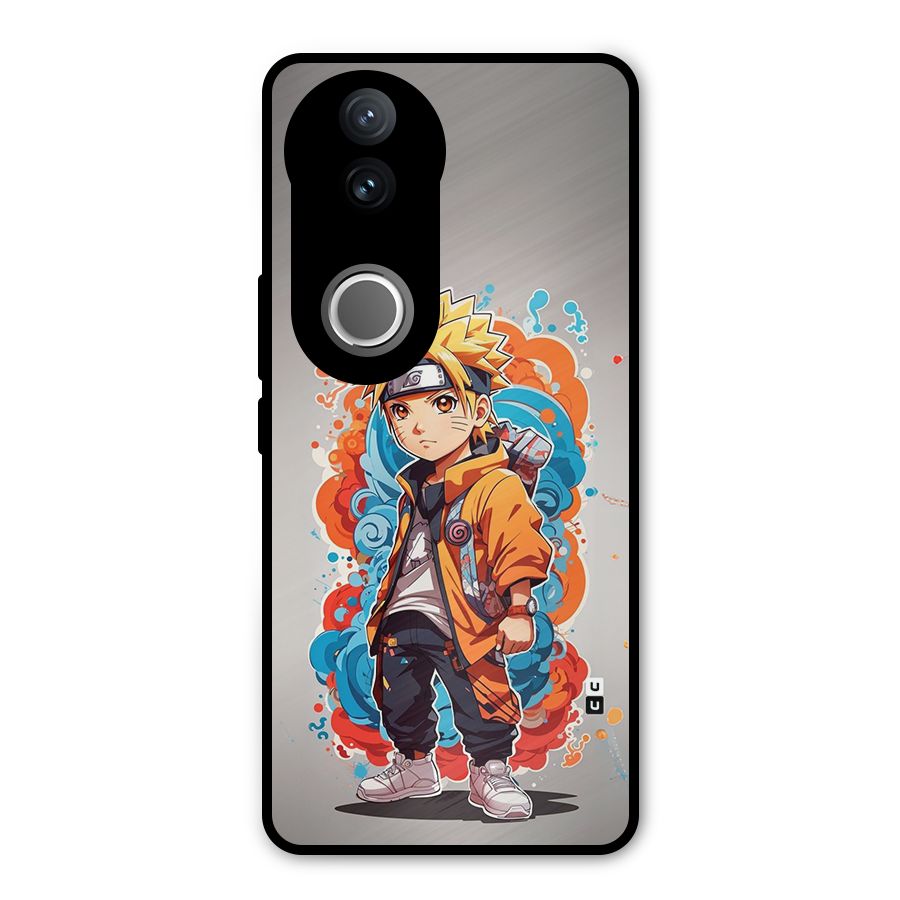 Cool Naruto Uzumaki Metal Back Case for Vivo V50e
