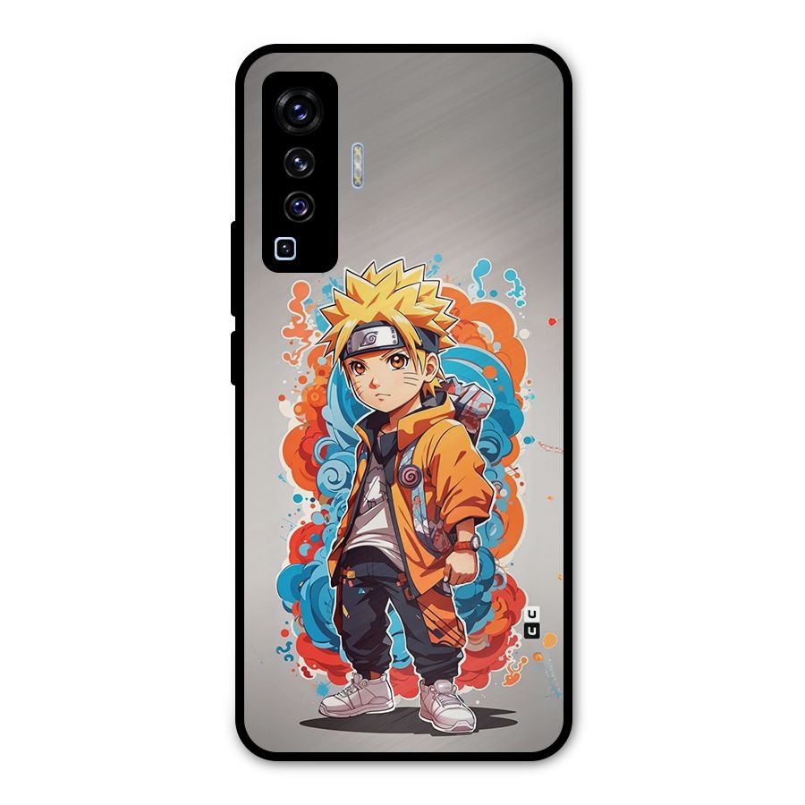Cool Naruto Uzumaki Metal Back Case for Vivo X50