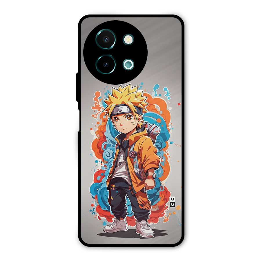 Cool Naruto Uzumaki Metal Back Case for Vivo Y58